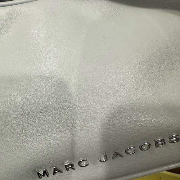 RARE MARC JACOBS New York SoHo Gray Leather Baguette Shoulder Bag‎ MSRP $395